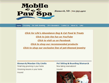 Tablet Screenshot of mobilepawspa.com